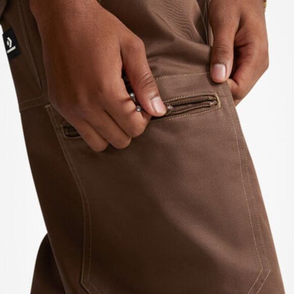 CONVERSE Star Chevron Cargo Pant Earthy Brown Sx XS NWT {RR50} - Picture 4 of 7